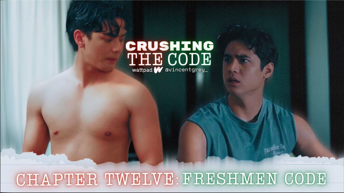 vincentgrey_'s tweet photo. "Michael ano ba!" Napaharap ang umiihing Emilio sa biglang sumulpot na Michael.
"Huyy! Wag mo namang i-tutok saakin!" Malokong pang-aasar nito dahil nakalabas pa ang flag-pole ng niya.
Chapter Twelve of #CrushingTheCode is now out!
read: https://t.co/ez1lnlUMqX https://t.co/GYzTxVA3Mk