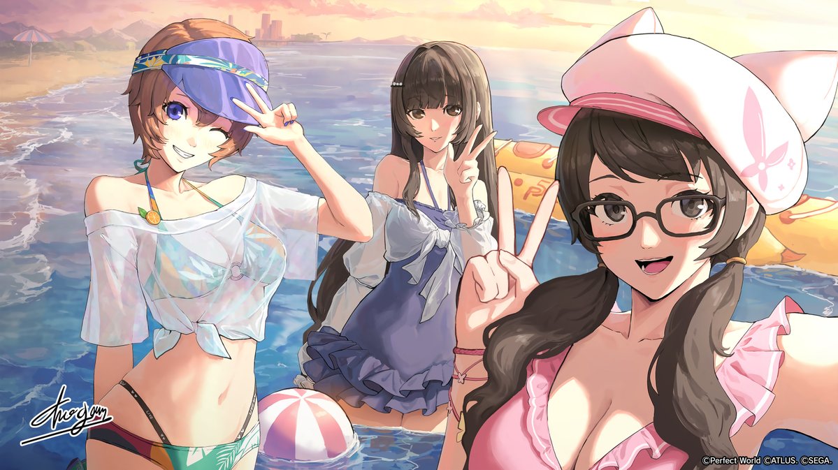P5X_Official_JP's tweet image. ☆……イラスト公開……☆
P5Xの夏、楽しんでいますか?
素敵なイラストを @Chogumlove さんに描いていただきました🎨
夏の終わりに仲良し3人で撮った一枚…!
皆さんの夏の思い出を教えてください⛱
#P5XJP