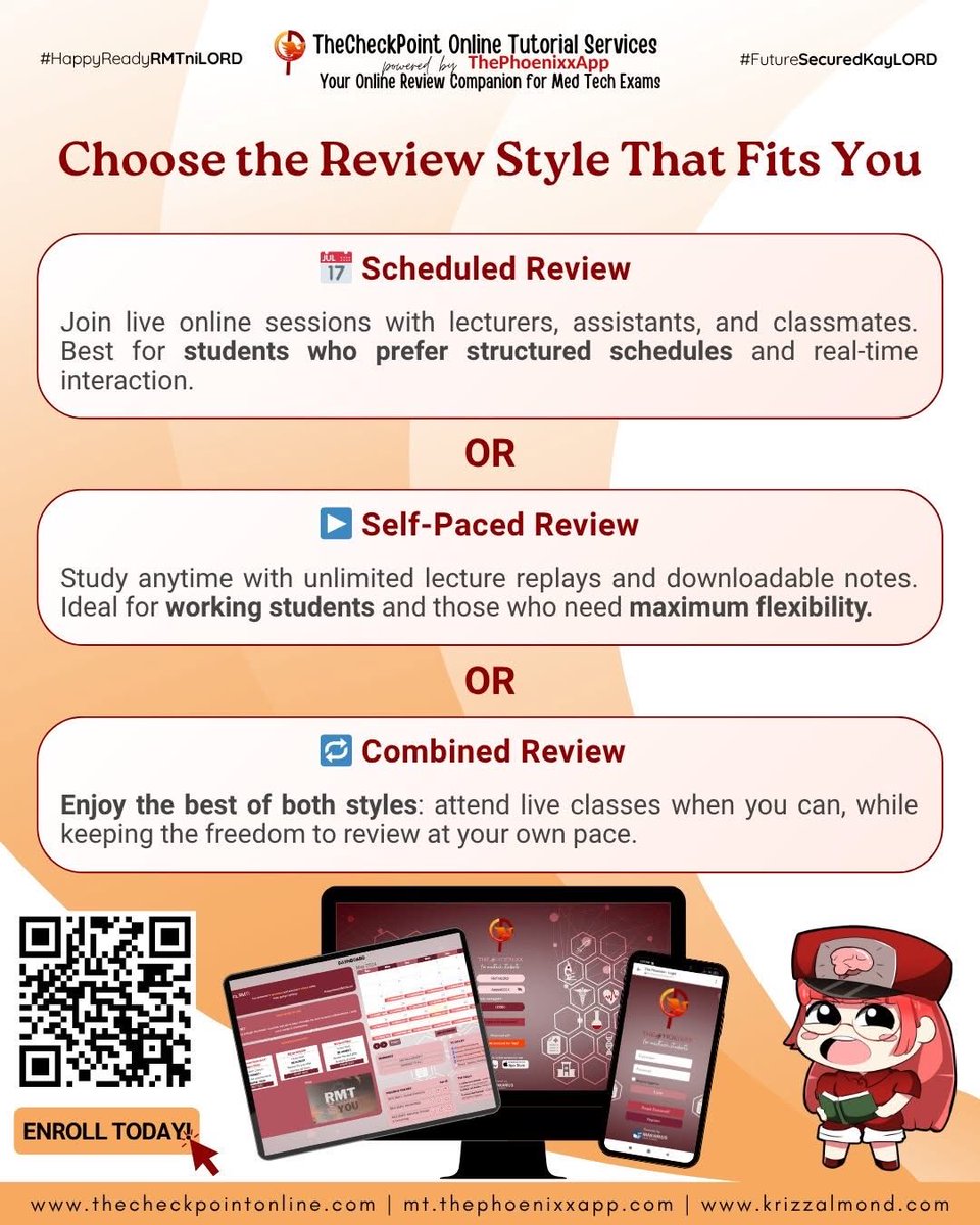 ThePhoenixxApp's tweet image. ENROLL NOW!🤗

Be part of TheCheckpointOnline family.🫶

thecheckpointonline.com

#HappyReadyRMTniLord #MTLE #MTLEMarch2026 #RMT #Katusok #Medtech #FutureRMT #fyp