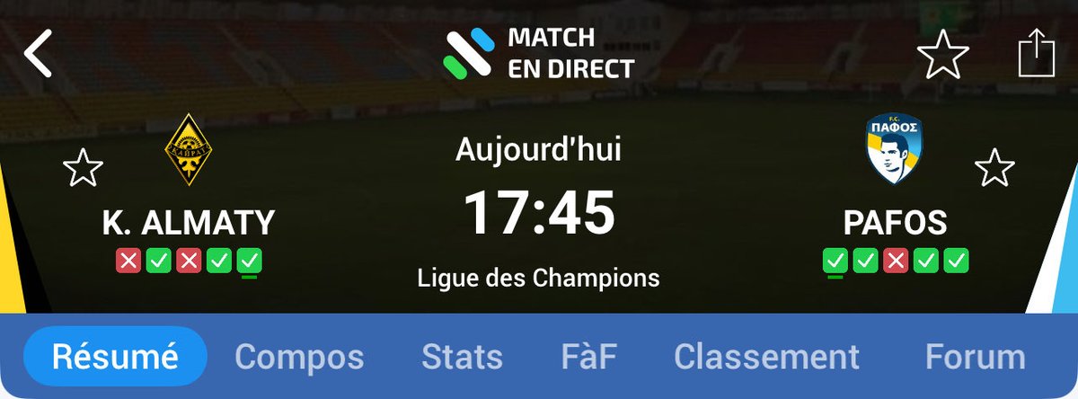 Donc ça c’est un match de ligue des champions et vous pensez que le Liechtenstein ne jouera jamais la coupe du monde ?
