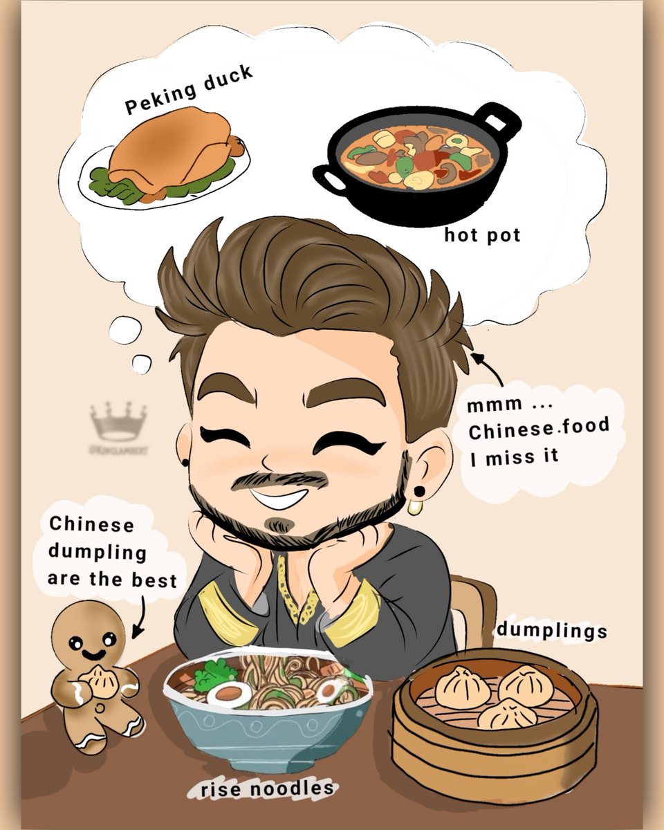 Adam said to miss Chinese food Soo here a little drawing by me 🍜
