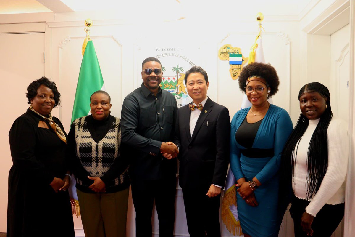 EmbassyRok's tweet photo. Ghana’s Ambassador- Designate Visits Sierra Leone Ambassador in Seoul

Ghana’s Ambassador-Designate to South Korea, Mr. Kojo Choi, on Tuesday, 21st October 2025, paid a courtesy visit to Ambassador Paul Sobba Massaquoi, Sierra Leone’s Ambassador to South Korea, at the Sierra Leone Embassy in Seoul.

Ambassador Massaquoi congratulated his Ghanaian counterpart on his new appointment and underscored the importance of strengthening ties between the two West African nations. He highlighted ongoing efforts to enhance bilateral trade and cooperation through their shared membership in ECOWAS and the African Continental Free Trade Area (AfCFTA).

Ghana’s exports to Sierra Leone, valued at $23.1 million in 2023, have continued to grow, while Sierra Leone’s exports to Ghana—mainly palm oil, soap, and frozen fish—totaled $3.36 million. Both countries recently agreed to revive a 2018 General Cooperation Agreement to boost trade and technical collaboration.

In Seoul, the two ambassadors discussed plans to promote joint initiatives such as investment forums, cultural exchanges, and education partnerships, and to collaborate more closely under the African Group of Ambassadors to advance shared African interests in South Korea.

Ambassador Choi thanked Ambassador Massaquoi and his team for their warm reception and pledged Ghana’s continued commitment to deepening relations with Sierra Leone.

Michaella Bonnie 
Information Attache 
Embassy of Sierra Leone 
Seoul 
Info@sierra-leone.or.kr