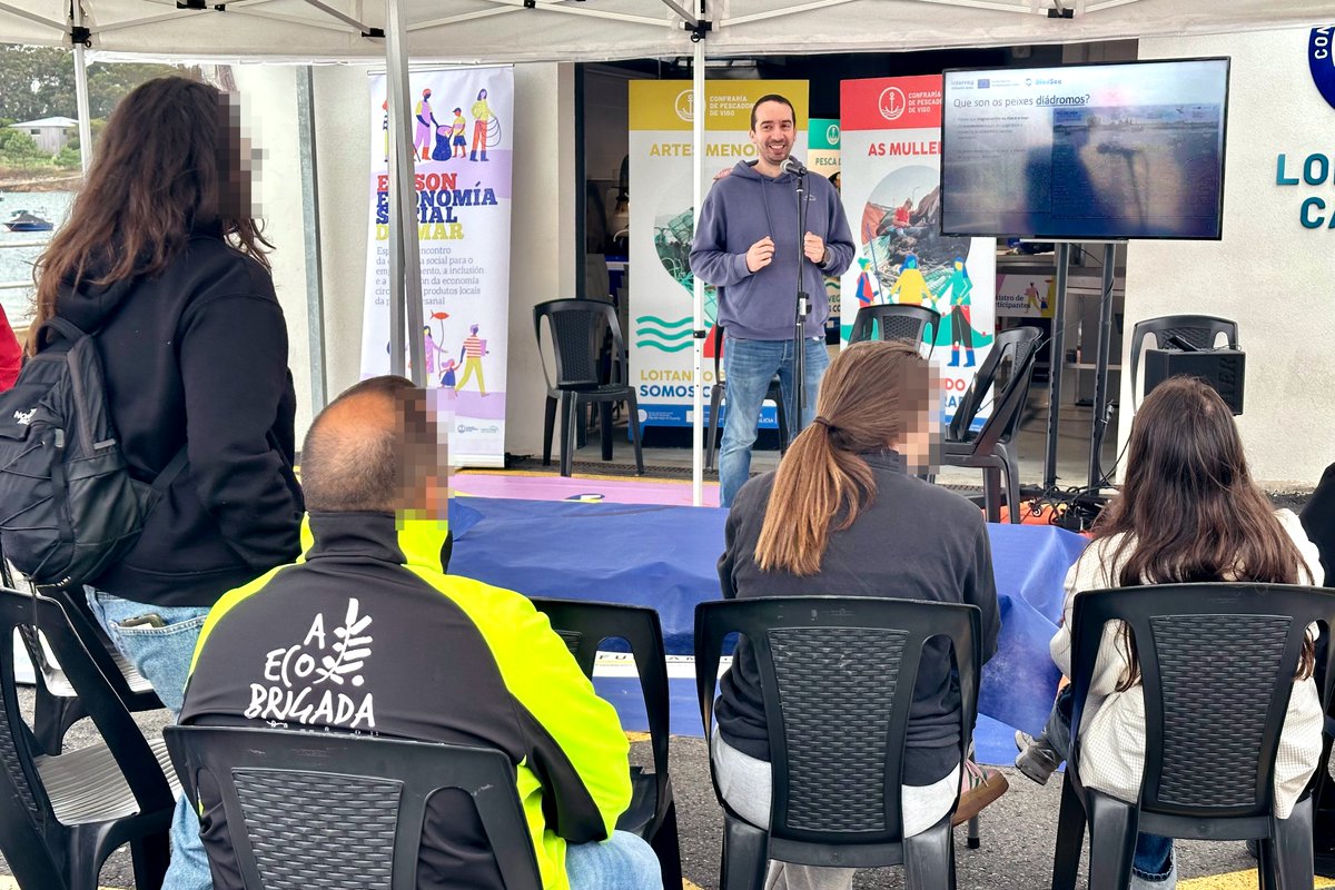📍<a href="/UniversidadeUSC/">USC</a> recently presented #DiadSea at the #ESDOMAR Fair in Galicia, organised by <a href="/FUNDAMAR_/">FUNDAMAR - Fundación para la pesca y marisqueo</a> . The guides on diadromous fish species and the Migro’Ocean card game were very well received by adults and children alike.
Funded by <a href="/AtlanticArea/">Interreg Atlantic Area</a>, endorsed by <a href="/UNOceanDecade/">UN Ocean Decade</a>.