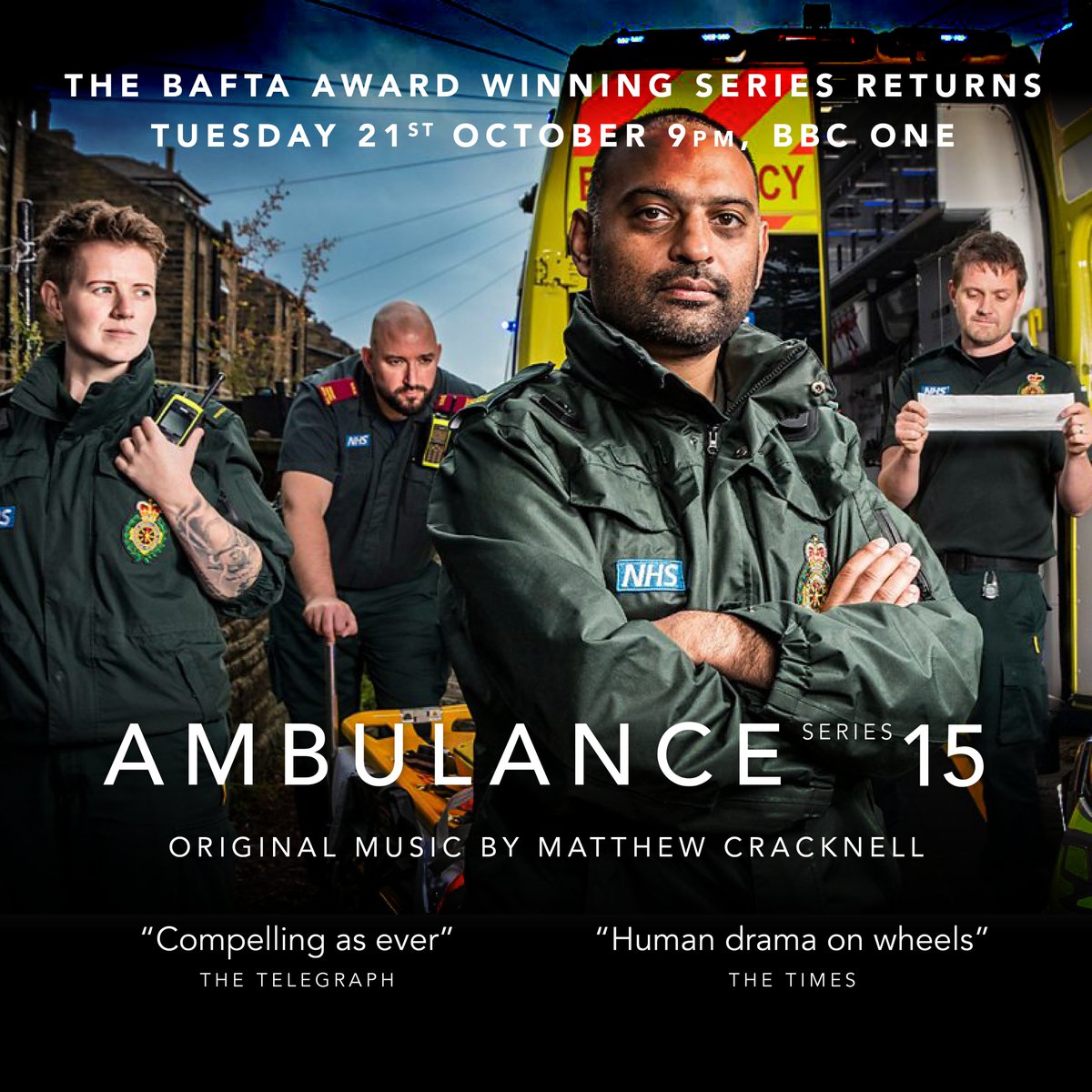NEW SERIES!  It’s an honour to be part of this BAFTA Award-winning series once again. So much work, care and emotion goes into every episode — from the crews filming on the frontlines, to the editors, producers, sound teams and everyone behind the scenes who bring these stories
