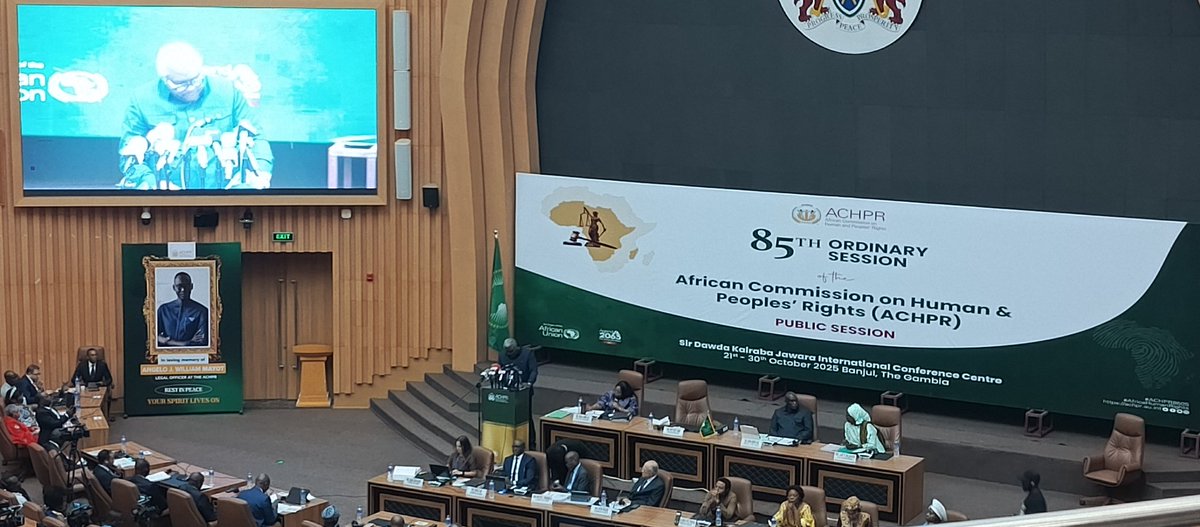 <a href="/remyngol/">Prof. LU</a> Président de la <a href="/achpr_cadhp/">African Commission on Human and Peoples' Rights</a> appelle à une réparation des injustices contemporaines et violations des droits humains en donnant l'exemple de la 🇨🇩🇪🇹🇸🇸