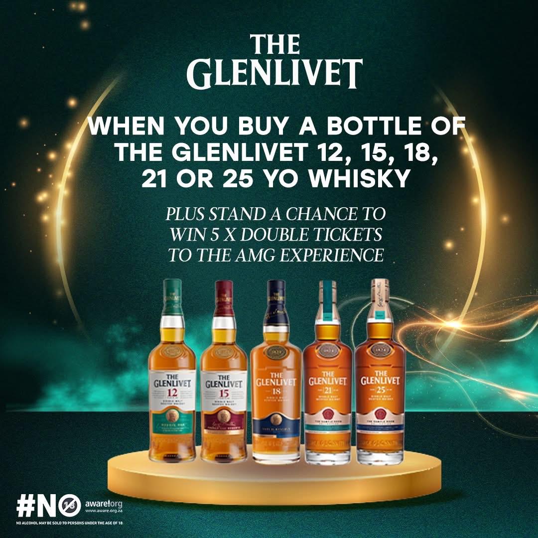 Your next sip could put you in the driver’s seat. ​

Experience true luxury and WIN a Mercedes-Benz AMG with The Glenlivet 🥃🚗​

Competition runs 1 Oct – 30 Nov. T&amp;Cs apply:
bit.ly/TheGlenlivetWi…

#TheGlenlivetSA #LiveOriginal #MadeToFollowNoOne