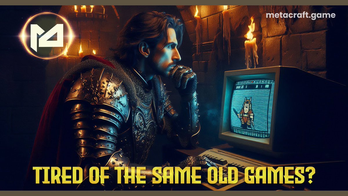 MetaCraftEN's tweet photo. ⚔️ Tired of the same old games?
🛡 #MetaCraftGame is building a multi-chain metaverse where you can play on BSC, ETH, and more.
🔥 Recruit heroes with our $MCT token and get ready to earn! The adventure is just beginning. https://t.co/JbgmHz7A3b