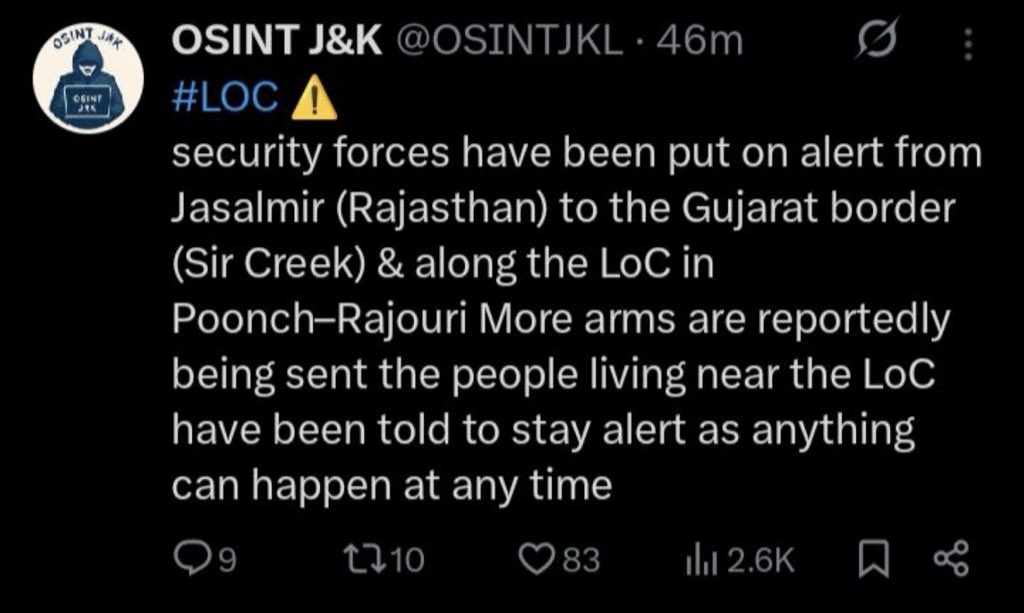 Anuska Tiwari (@annutiwariii) on Twitter photo The #BiharElection2025 will be held on the 6th Nov. There was a drone attack in #Myanmar and attacks have started in #JammuKashmir.
The people of Bihar will by no means trust Modi’s game plan.
Vote only for Congress.
Enough with politics over borders. The #BiharElection2025 will be held on the 6th Nov. There was a drone attack in #Myanmar and attacks have started in #JammuKashmir.
The people of Bihar will by no means trust Modi’s game plan.
Vote only for Congress.
Enough with politics over borders.