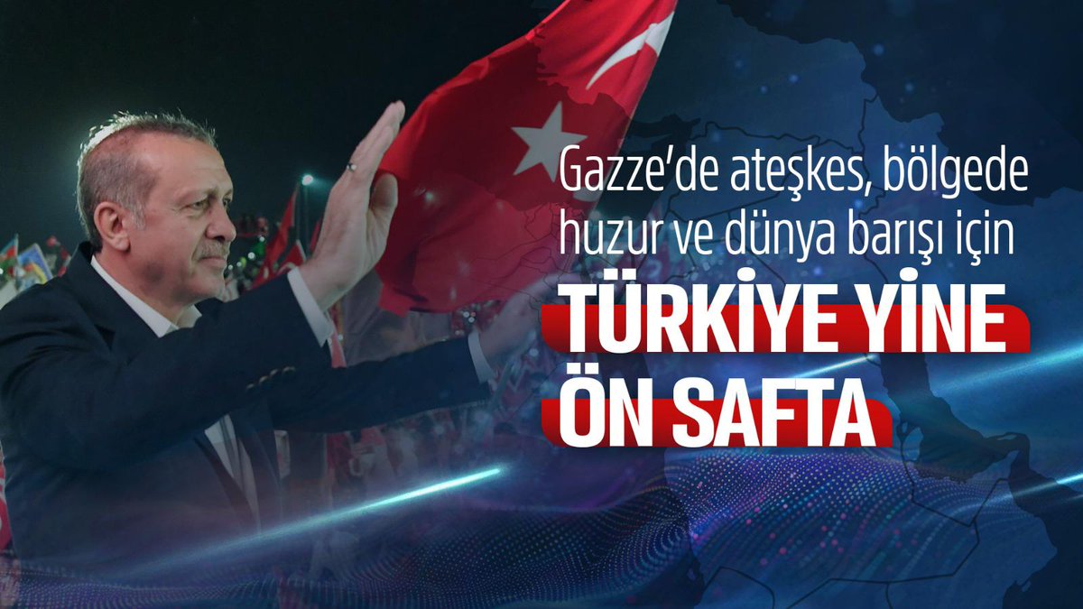 Gazze'de ateşkes, bölgede huzur ve dünya barışı için Cumhurbaşkanı Recep Tayyip Erdoğan'ın Barış Diplomasisi devrede... 

Cumhurbaşkanı Erdoğan Gazze için Kuveyt, Katar ve Umman liderleriyle görüşecek.