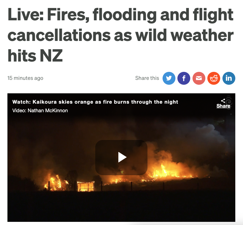 Our almost daily reminder that this is what the #climatecrisis looks like.

Increasingly frequent and damaging floods, storms, droughts and fires.