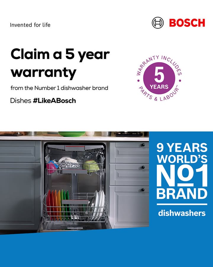 RCSnelling's tweet image. Dishes 🍽 #LikeABosch

Proudly number one dishwasher brand, with 5 years warranty.

#boschhome #dishwasher #washingdishes #washingup #busylifestyle