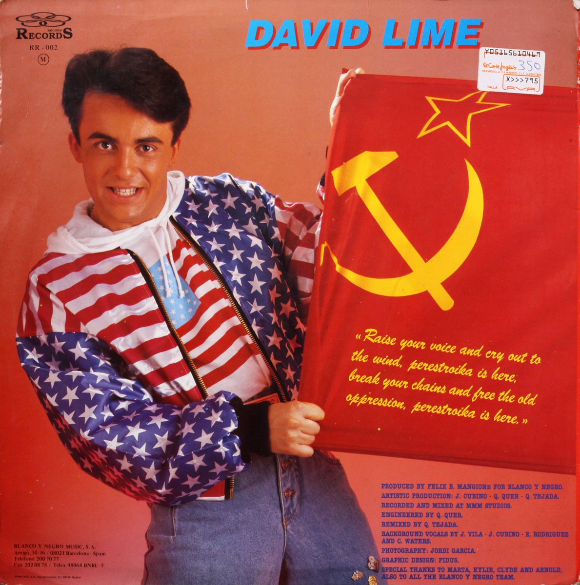 PicturesUssr's tweet image. "Perestroika" by David Lyme (1990). David Lyme is considered one of the leading figures of Spanish Italo disco. Originally trained as an opera singer, he discovered Italo disco by chance and went on to record several successful albums.