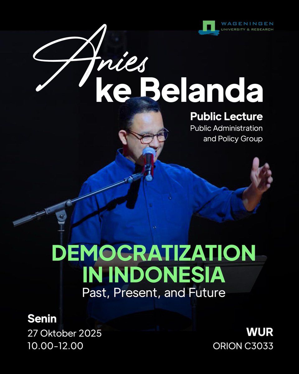 aniesbaswedan's tweet image. Halo! Akhir pekan ini, insyaAllah kami akan berkunjung ke Jerman dan Belanda.
Di Jerman, kami akan berdialog di Universität Duisburg–Essen, membahas tentang pendidikan, kebangsaan, dan kiprah diaspora. Lalu berlanjut ke Belanda, berbagi gagasan di Wageningen University &…