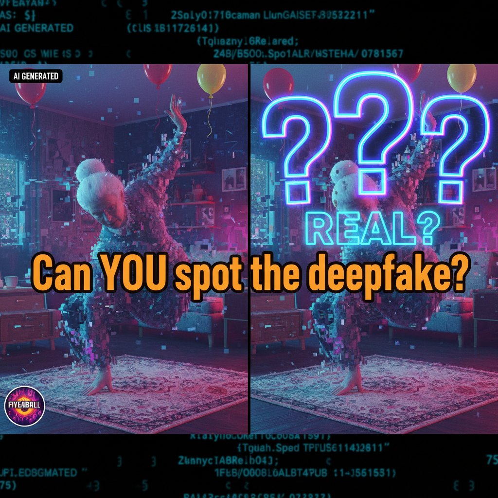 FIYEABALL's tweet image. 🚨 90% of you can&apos;t tell if a viral video is AI-generated or not  

Deepfakes are getting so good even your grandma&apos;s dance videos might be fake 👵🕺  

Question everything. Especially before the FIYEABALL launch on Pump.fun 🎈  

#FIYEABALL #Deepfakes #AIVideo