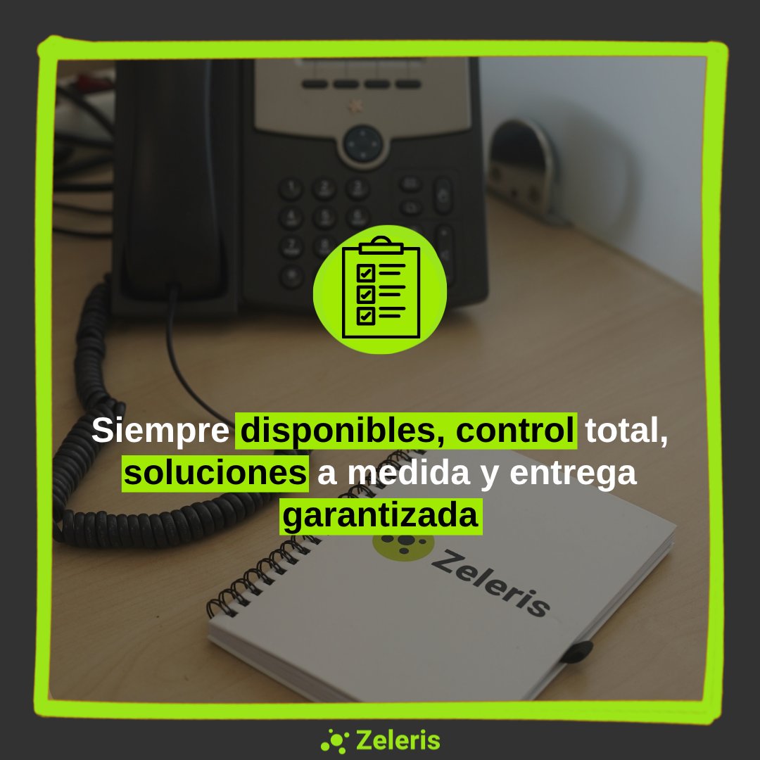 En logística, la confianza se construye con resultados. 💼

✅ Disponibilidad 24/7
✅ Control total
✅ Soluciones a medida
✅ Entrega garantizada

Por eso las empresas eligen Zeleris. zeleris.com/cita-comercial/

#Zeleris #Logística #EficienciaOperativa #SupplyChain