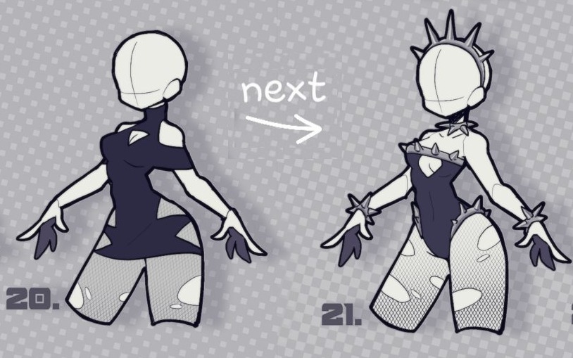 Day 20 of #DressupTober! Fishnets 🥸

Who should be next? Poll below! ⤵️