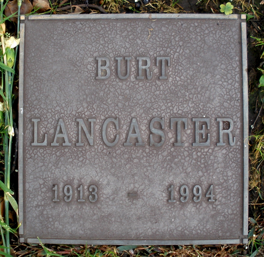 CemeteryGuide's tweet image. Oscar-winning actor, circus acrobat Burt Lancaster (&quot;Elmer Gantry,&quot; &quot;From Here to Eternity,&quot; “The Birdman of Alcatraz,” &quot;Field of Dreams&quot;) died on this date in 1994. He&apos;s at Westwood.