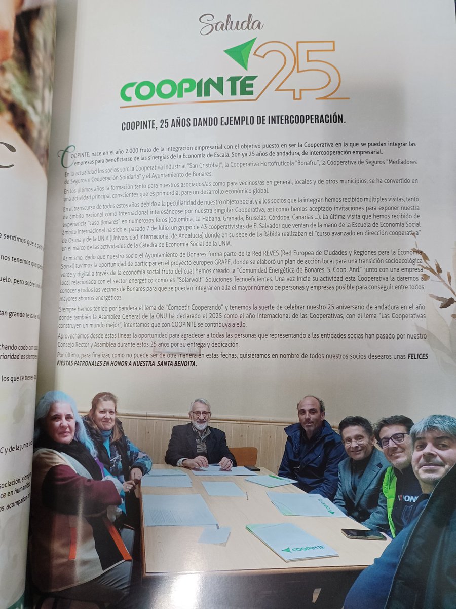 👉Desde Coopinte 
os deseamos unas Felices 
Fiestas Patronales 2025!!!! <a href="/JAGarciaBonares/">Juan Antonio Garcia</a> <a href="/bonafru/">Bonafrú</a>