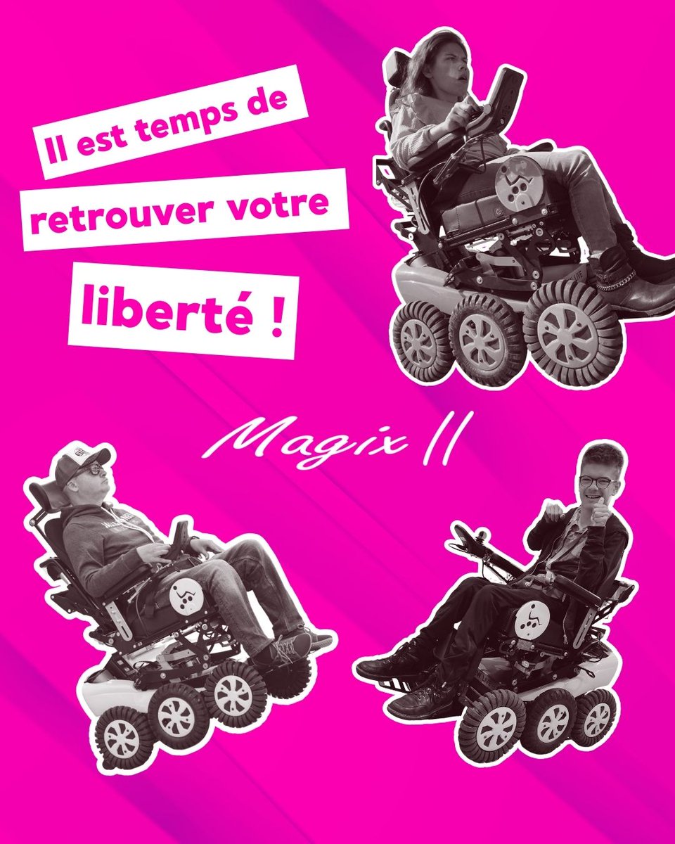 NewLiveMagix's tweet photo. âš Il est temps de retrouver votre libertĂ© ! Avec le Magix II, vos sorties redeviennent un plaisir : en ville, en balade ou au quotidien, profitez dâun fauteuil pensĂ© pour lâautonomie et le confort.
#MadeInFrance #AlsacePower #MobilitéPourTous #VivreLaDifférence #handicap https://t.co/QbXOyV3i55