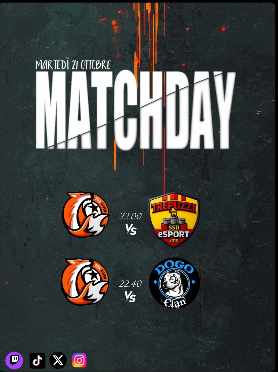 🏆 | <a href="/fvpasanmarino/">Fvpa San Marino 🇸🇲</a> 
🆚 | <a href="/TrepuzziEsports/">SSD Trepuzzi ESPORTS</a> 

🏆 | <a href="/VPGItaly/">Virtual Pro Gaming Italy 🇮🇹</a> 
🆚 | <a href="/DOGO_Clan/">DOGO Clan since 2009 🇮🇹</a>