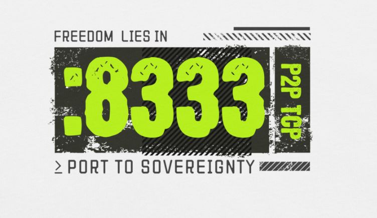 hash2wear's tweet image. 💥 La libertad también brilla sobre blanco.
Nueva versión del clásico :8333 — Port to Sovereignty, ahora con un contraste que explota a la vista.
El puerto que conecta nodos… y miradas. 👀
#8333 #Bitcoin #RunYourNode