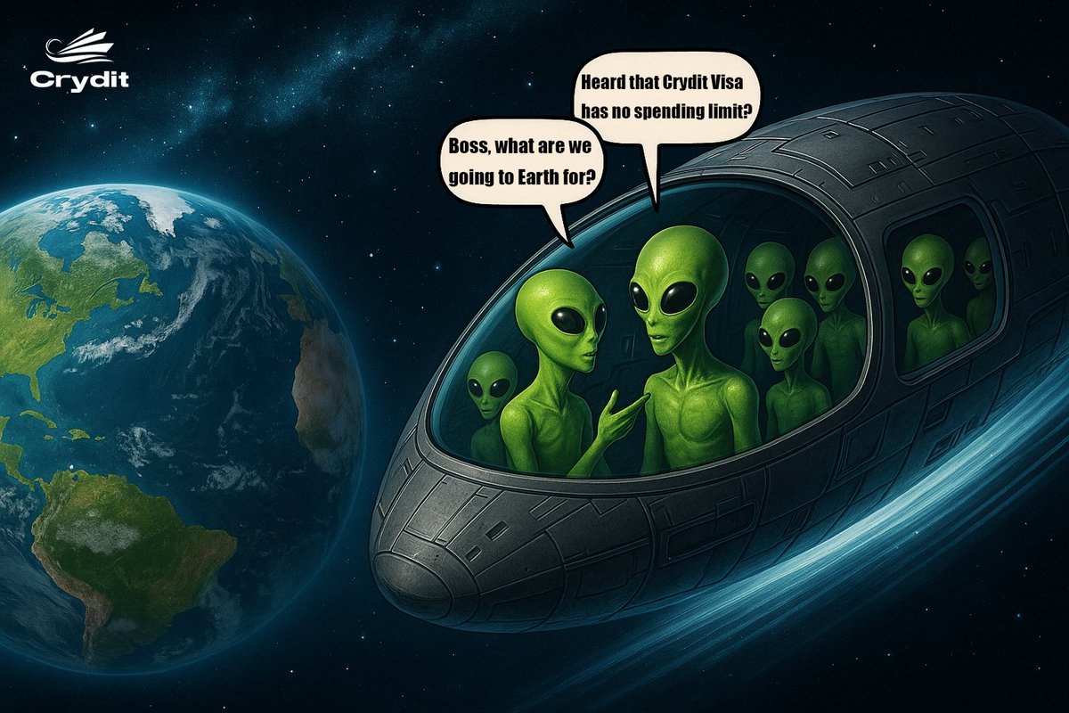 🌌 3I/ATLAS freely roaming the universe 💳 Crydit lets your digital assets  roam freely too 🎁 Register and activate now to join the points airdrop 👉:  https://t.co/hYjgjB2dFV 🌍 Crypto trading, global spending—go