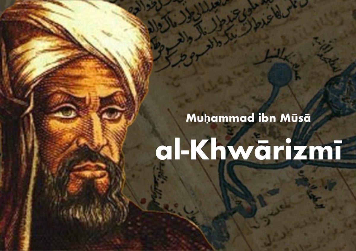 TheMathFlow's tweet image. The term "algebra" originates from the Arabic word al-Jabr, meaning "restoration" or "completion." It was introduced by the Islamic mathematician Muhammad ibn Musa al-Khwarizmi in his seminal work, Kitab al-Mukhtasar fi Hisab al-Jabr wal-Muqabala.