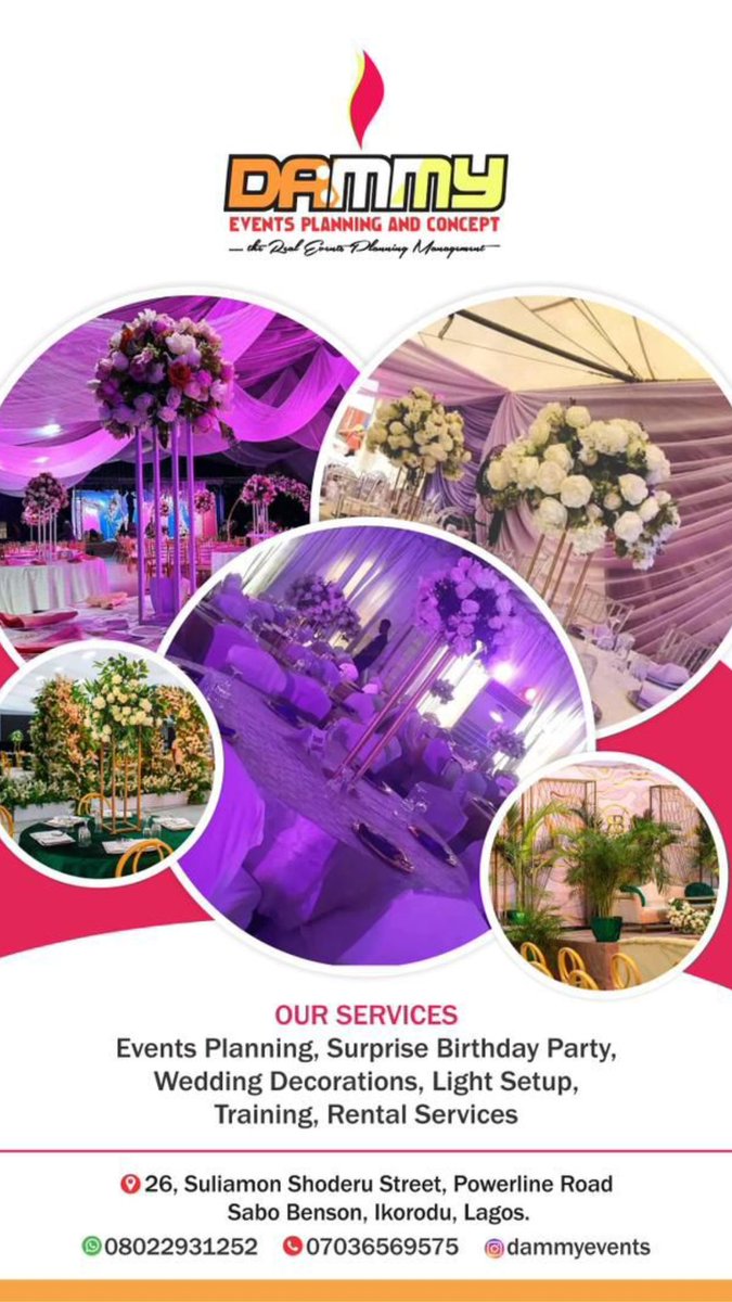 dammyeworld's tweet photo. @ruffydfire It is a great privilege to have you  🙏 Please we love referals, and we treat them well: refer a client to us today and be help to us by using our flyers on your status today and get a percentage credited when we they fully booked us @dammyevents 
Contact: 08022931252 https://t.co/MQ99GCigmo