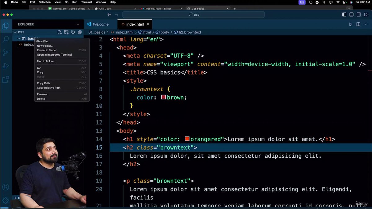 codeXninjaDev's tweet image. Day 10 of #WebDevTortoiseChallenge 🐢by @ChaiCodeHQ &amp; @Hiteshdotcom 
Explored the world of CSS! Learned inline, internal &amp; external styles, class &amp; id, and top CSS libraries like Tailwind &amp; Bootstrap. Fonts, images &amp; components — the real beauty trio of web design🎨
#udemy