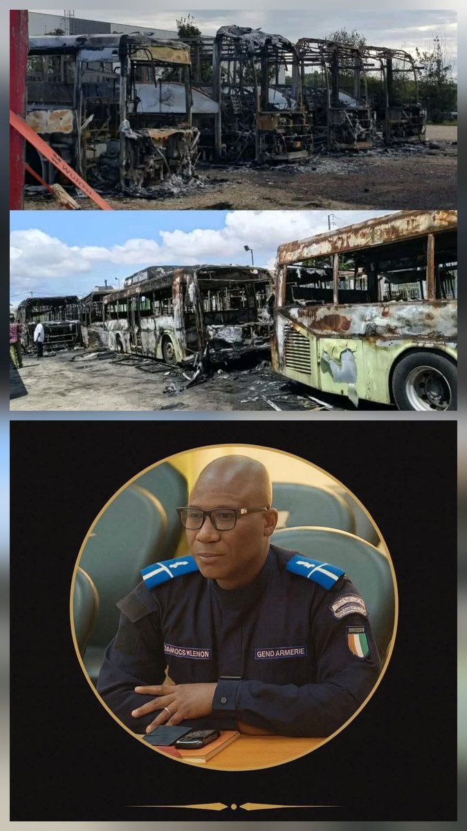 Banga Arthur (@arthurbanga) on Twitter photo Liberation JJ-4.
Le libérateur Thiam n'a plus que 4 jours pour tenir ses promesses même si depuis hier nous avons les plus grandes conséquences de son appel . Un gendarme assa*ssine, des bus calcinés . Mais l État a réagi, des suspects arrêtés.  La République continue. Liberation JJ-4.
Le libérateur Thiam n'a plus que 4 jours pour tenir ses promesses même si depuis hier nous avons les plus grandes conséquences de son appel . Un gendarme assa*ssine, des bus calcinés . Mais l État a réagi, des suspects arrêtés.  La République continue.