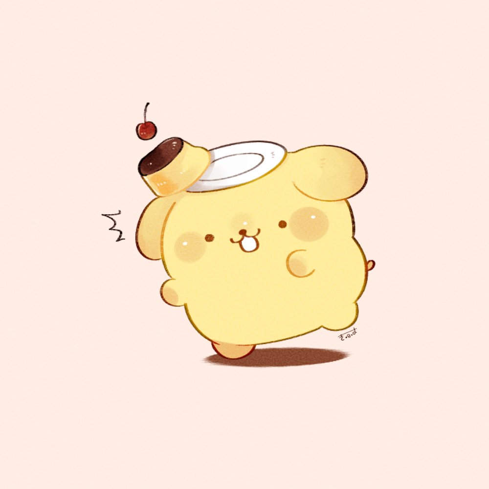 tenmiyakiyo's tweet photo. ポムポムプリン https://t.co/TzR0arumb7