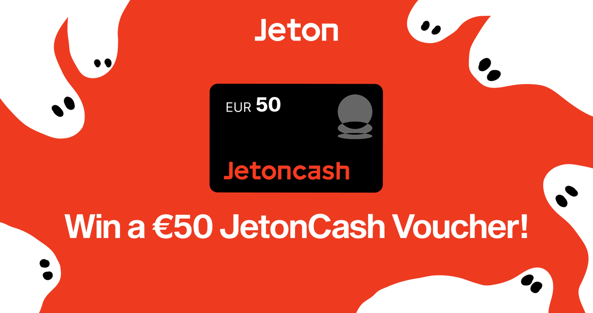 Halloween just got better🎃👻 
Enter now for a chance to win a €50 JetonCash voucher. 

To join👇
Follow us on X
Like this post
Tag a friend

Winners will be announced on 31 October.