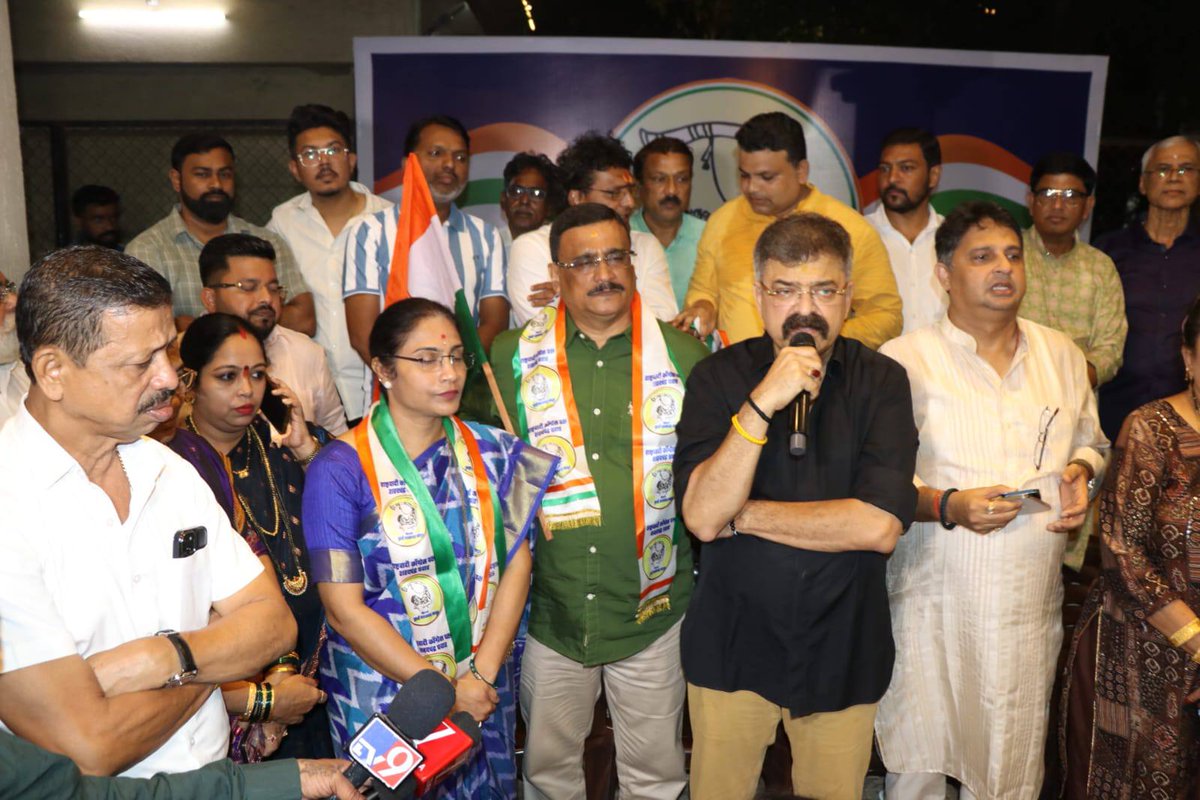 And incoming starts, former <a href="/BJP4India/">BJP</a> Vice District President Thane joins <a href="/NCPspeaks/">Nationalist Congress Party - Sharadchandra Pawar</a>