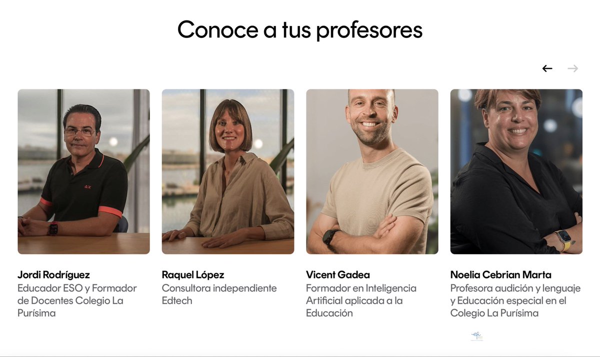 Os comparto un enlace a un curso de IA específico para docentes que han creado en Microsoft en colaboración con Founderz. Se ha lanzado hoy, y es totalmente gratuito. Esperamos que os guste!  founderz.com/es/programa/cu…