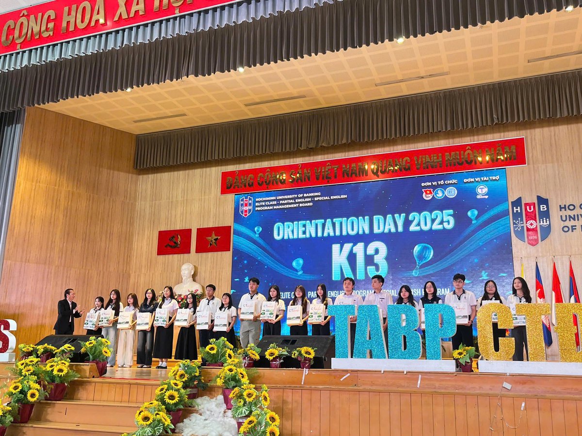 CTModulex1's tweet image. 🎓 CT GROUP AWARDS “NURTURING FUTURE SCHOLARS 4.0” SCHOLARSHIP WORTH 500 MILLION VND TO STUDENTS OF HO CHI MINH CITY UNIVERSITY OF BANKING
#CTGroup #HUB #Hocbong #Tiepsuctrangnguyen