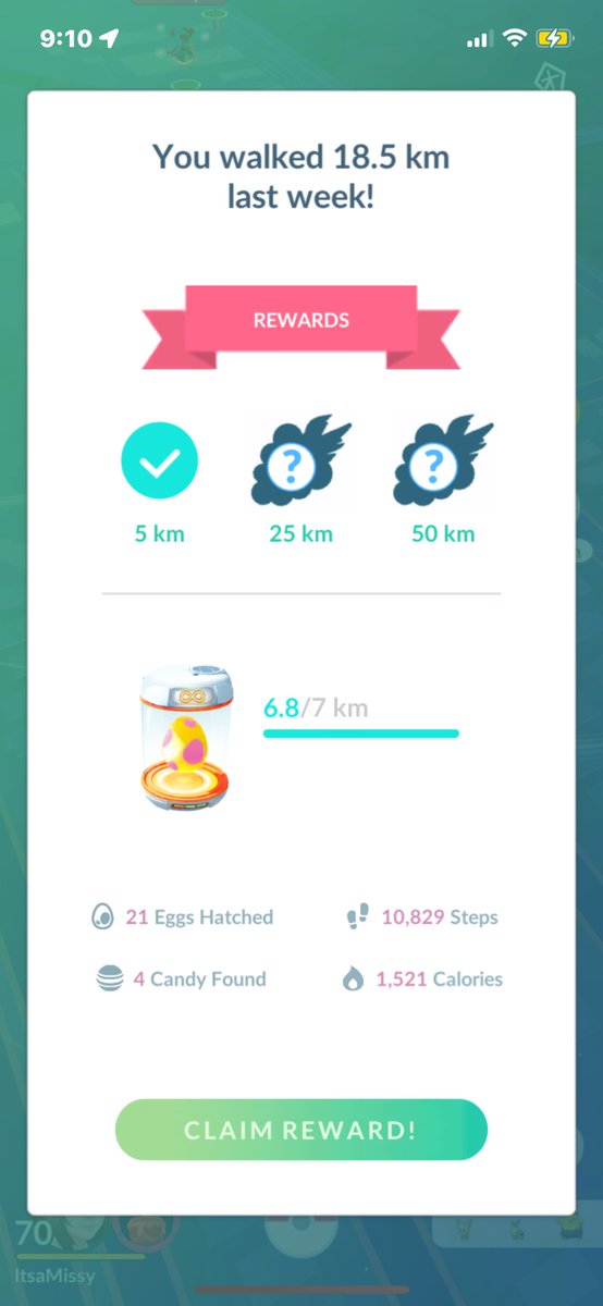 Missysartbook's tweet image. #PokemonGo #WeeklyWalk