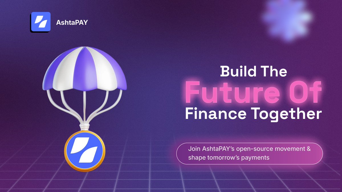 ashta_pay's tweet image. The Future Can Be Achieved Together
The future of finance will not build itself! Only hard work of the unified community can make a difference in the modern global world.🌐
Join our open-source movement and shape tomorrow's payments architecture! 👊
Visit…