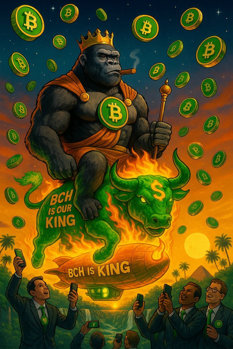 BCH can reach $10,000 because it delivers what crypto was built for: fast, low-cost, peer-to-peer electronic cash for the world. Mass adoption = massive value.   

Follow Us    

#BitcoinCash #BCH
