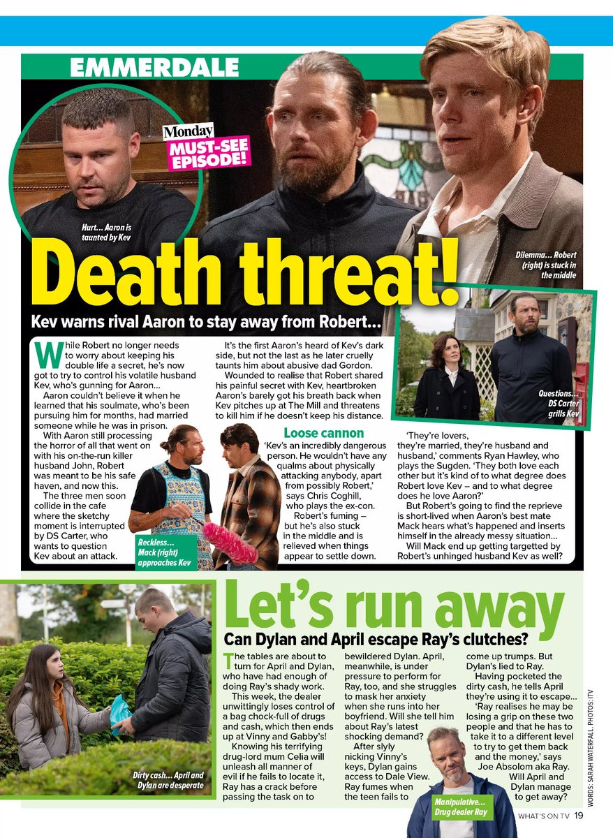 🚨What’s on TV Spoilers For #Emmerdale Next Week 🚨
