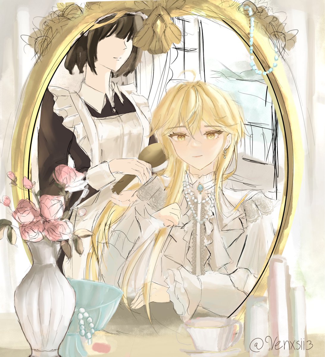 (Wip) match made in heaven 🚤✨ | กิ่งทองใบหยก👀 #xiaother #Xiao #Aether