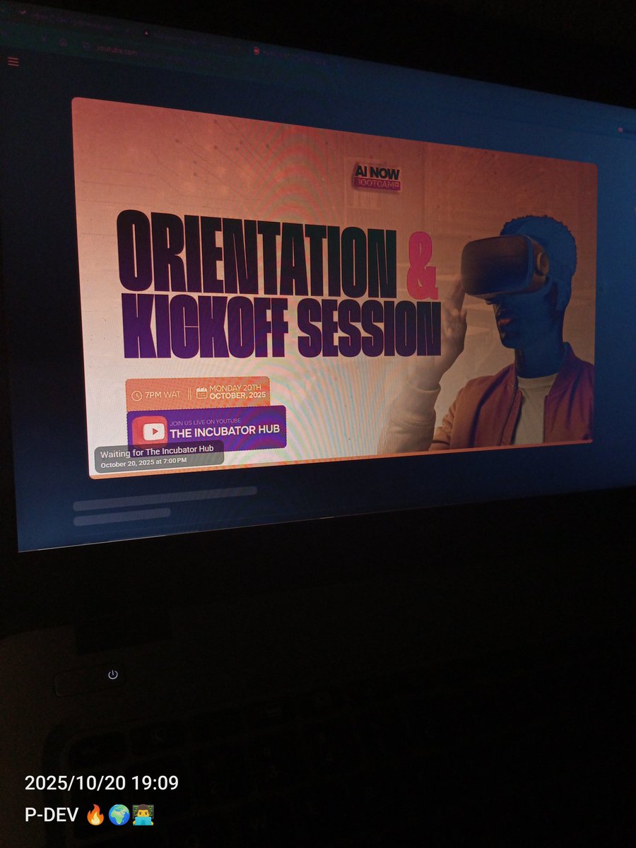 codewithpdev's tweet image. Day 1 of #AINOWBOOTCAMP ✅
Today was Orientation + Kickoff!
We learned about @theincubator_ng, the vision, and what to expect in this 15-week journey.
Tracks:
🔹 Data Analytics
🔹 ML/Data Science
🔹 Data Engineering
🔹 Generative AI 🤖📚
#LearningInPublic #DSA