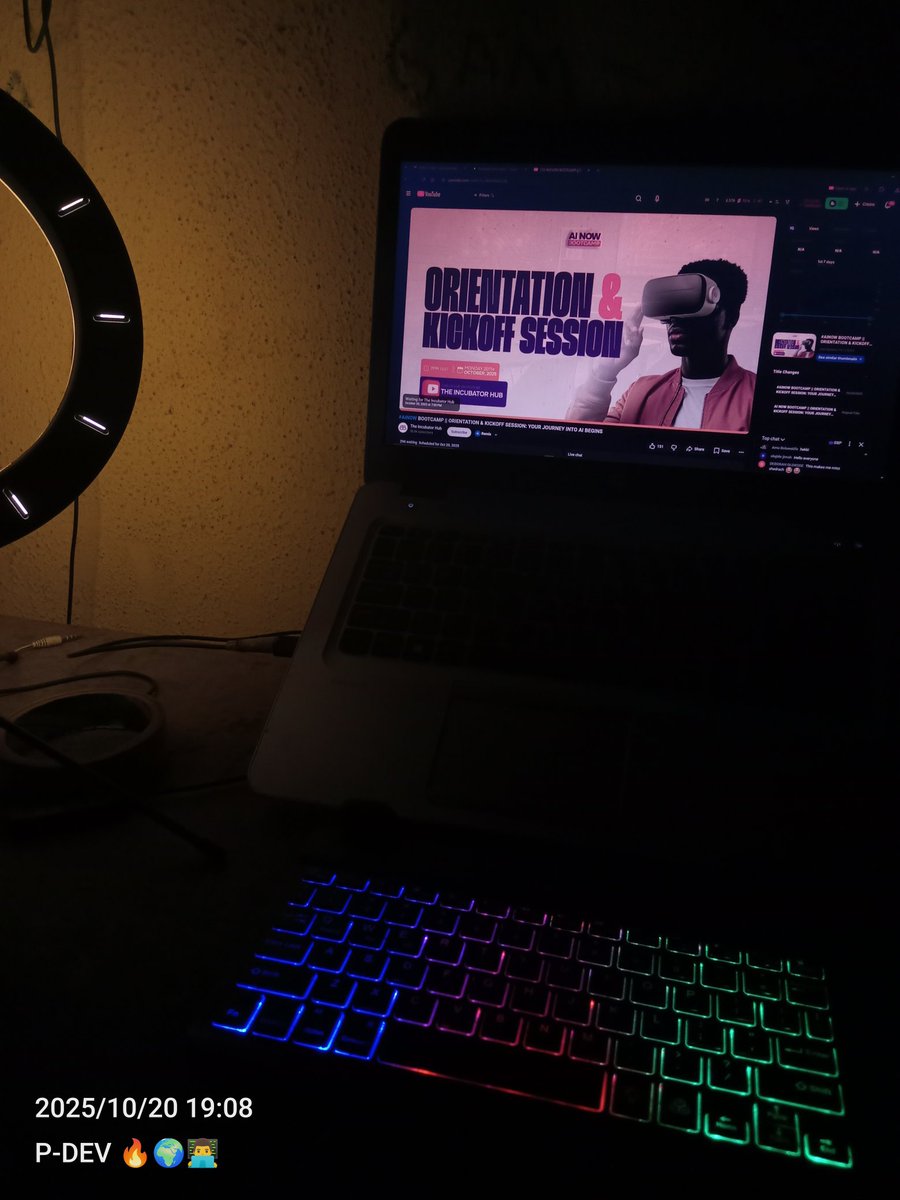 codewithpdev's tweet image. Day 1 of #AINOWBOOTCAMP ✅
Today was Orientation + Kickoff!
We learned about @theincubator_ng, the vision, and what to expect in this 15-week journey.
Tracks:
🔹 Data Analytics
🔹 ML/Data Science
🔹 Data Engineering
🔹 Generative AI 🤖📚
#LearningInPublic #DSA