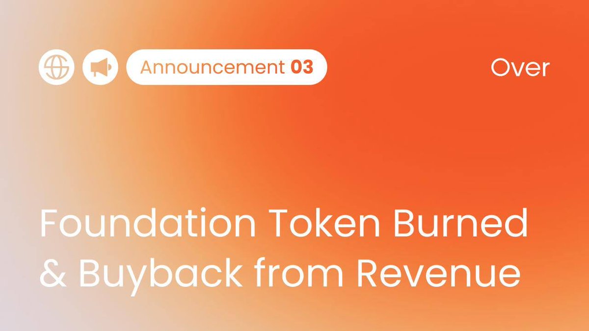 overprotocol's tweet image. On October 17 (Fri), the Foundation completed the burn of tokens accumulated from home staking rewards. Transaction: scan.over.network/tx/0xf274ac28f…
This week, a buyback and additional burn are scheduled to take place — powered by revenue generated from the Overflex platform.
The…