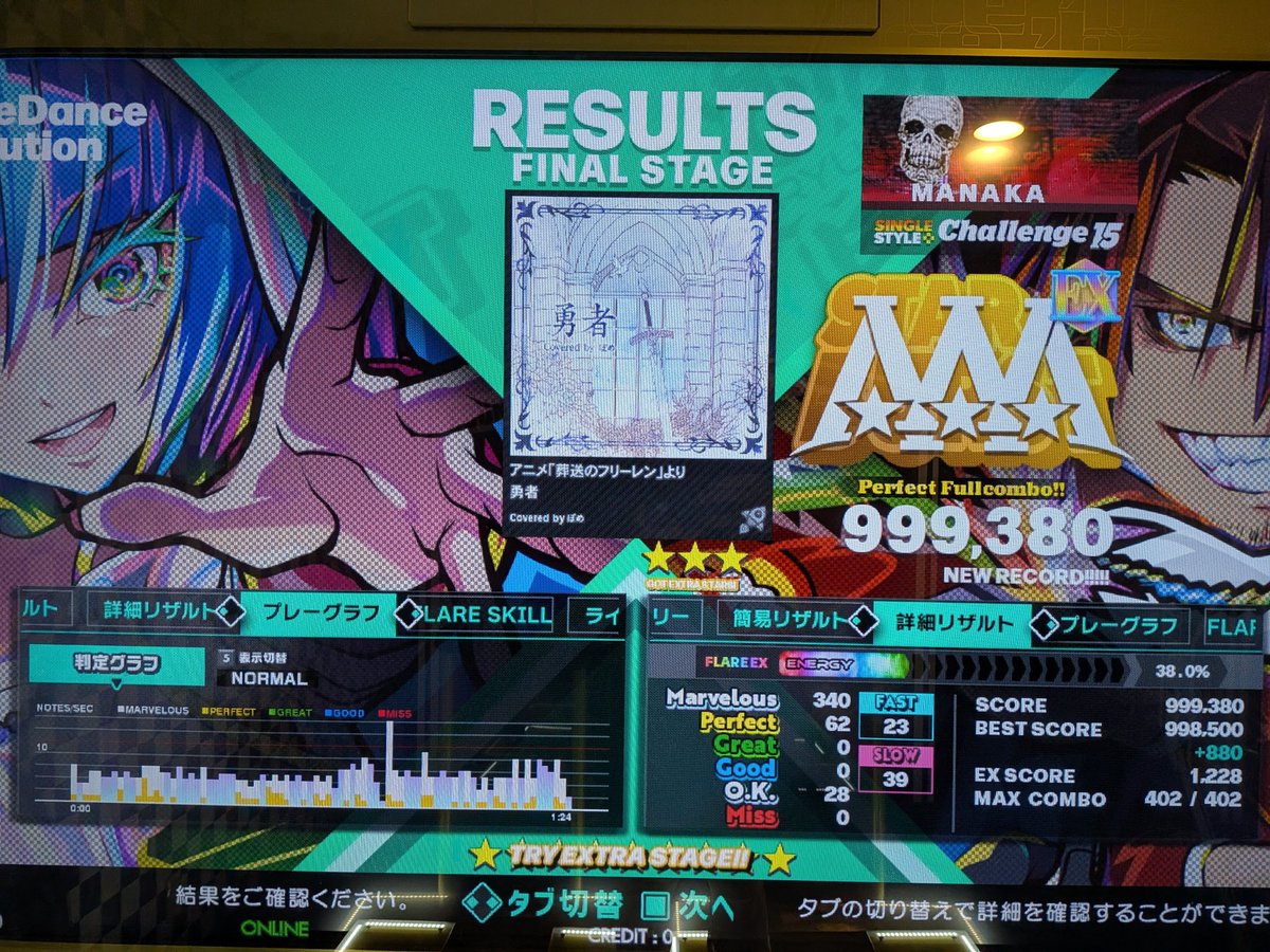 ThreadColorHope's tweet image. ようやく勇者になれました(鬼PFC)
一番最後の←→同時押しでグレ出てからマジで長かった…