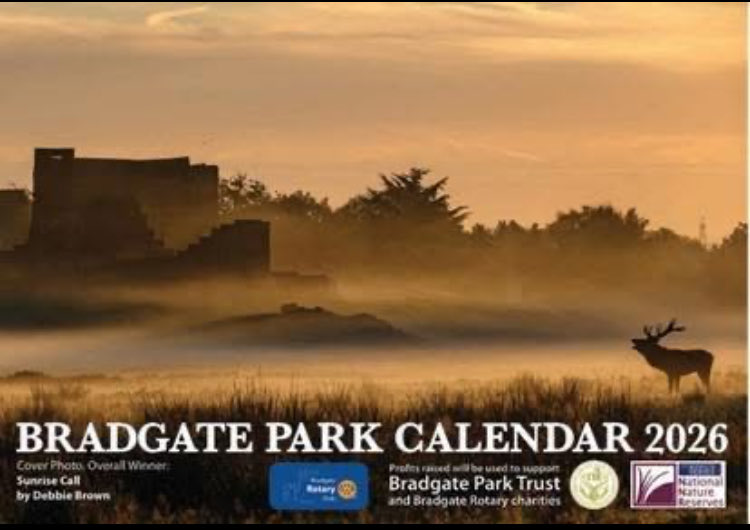 The <a href="/BradgatePark/">The Bradgate Park Trust</a> calendar 2026 is now available from the Visitor Centre at the park, online on their website and at Ratby, Groby, Markfield libraries, Groby Post Office and the Nook Coffee Shop in Anstey. Only £7. All profits benefit the park and the local charities we  support.