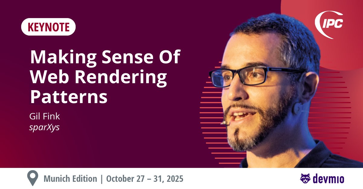 phpconference's tweet image. Join Gil Fink for his keynote “Making Sense of Web Rendering Patterns” and gain the clarity you need to pick the perfect rendering approach for performance, scalability, and user experience.
🔗 f.mtr.cool/oejnoxpmyd