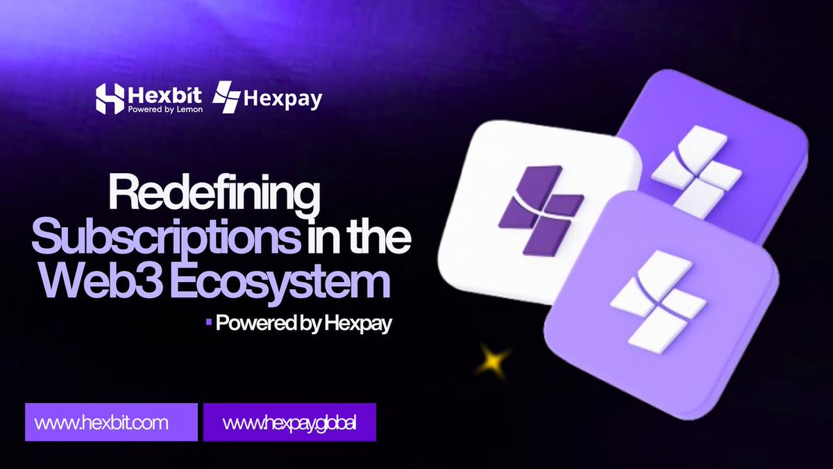 Imagine paying for your favorite subscriptions -&gt; Netflix -&gt; Spotify, or any online service directly with stablecoins.

💳That’s what HexPay is bringing to life. No bank delays, no border limits, just fast, secure, and seamless global payments powered by digital assets.

As