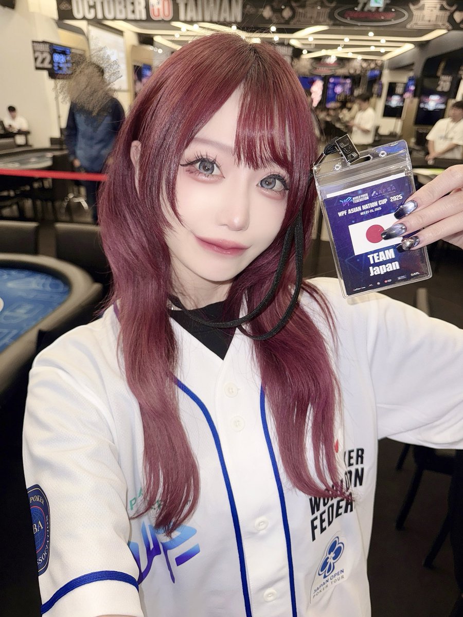 Iwacha_2780's tweet image. 【WPF ASIAN NATION CUP 2025】in台湾

アジア各国対抗戦で 日本代表として
参戦させていただいております🇯🇵🇯🇵🇯🇵

まずはヘッズアップ１勝しまして◎
チームとしても良い感じ！！！

日本優勝するぞぉ〜🏆✨

#poker #JOPT #WPF