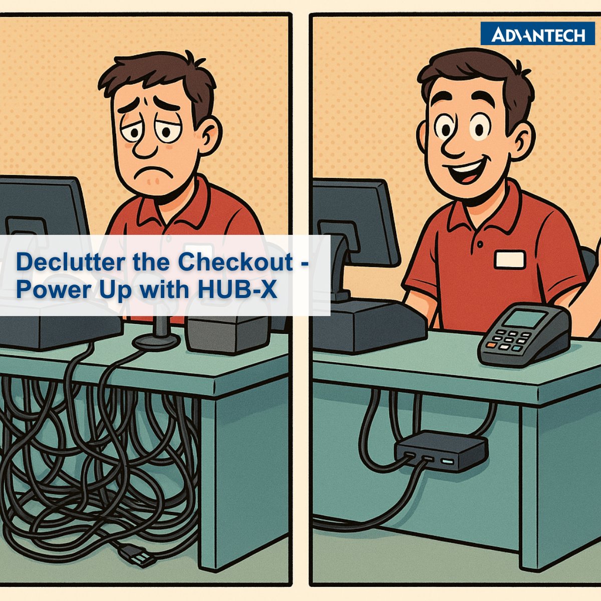 Expand your POS without a full overhaul! ⚙️

HUB-X adds extra I/O for printers, scanners &amp; more - ideal for retail &amp; hospitality.

📩 Contact us to learn how HUB-X can power your POS: bit.ly/4n0mX3C