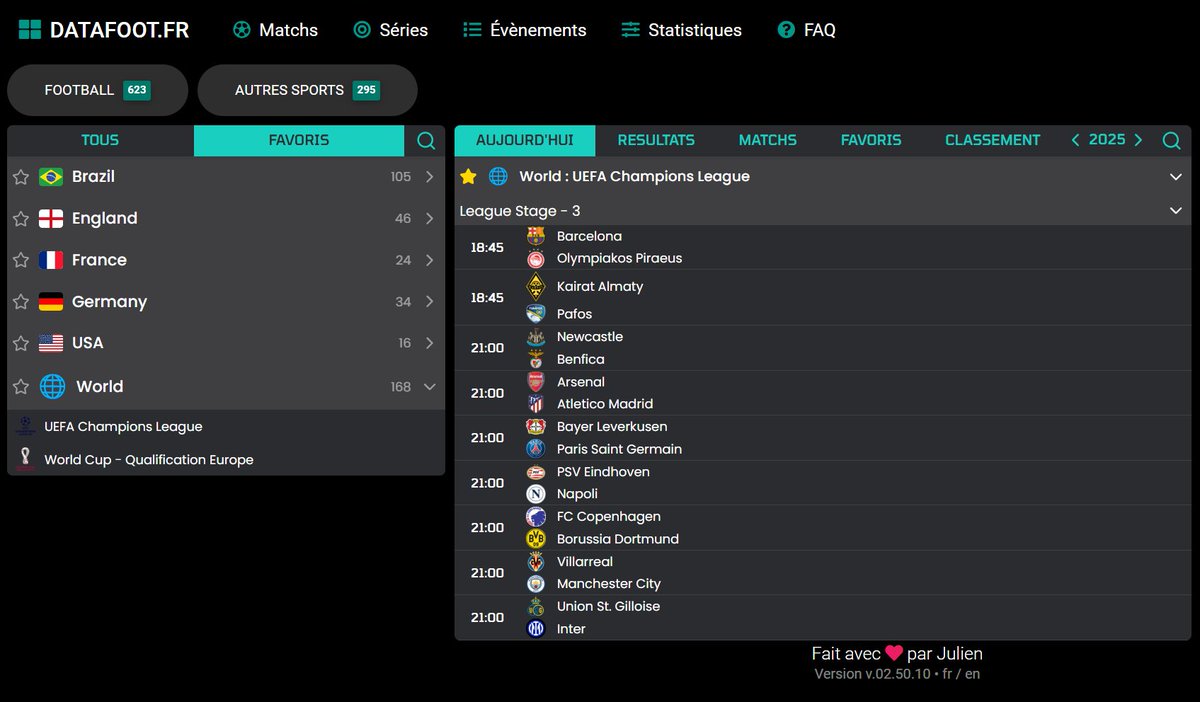 La carte de ce soir :

Quel match vous hype le plus ?